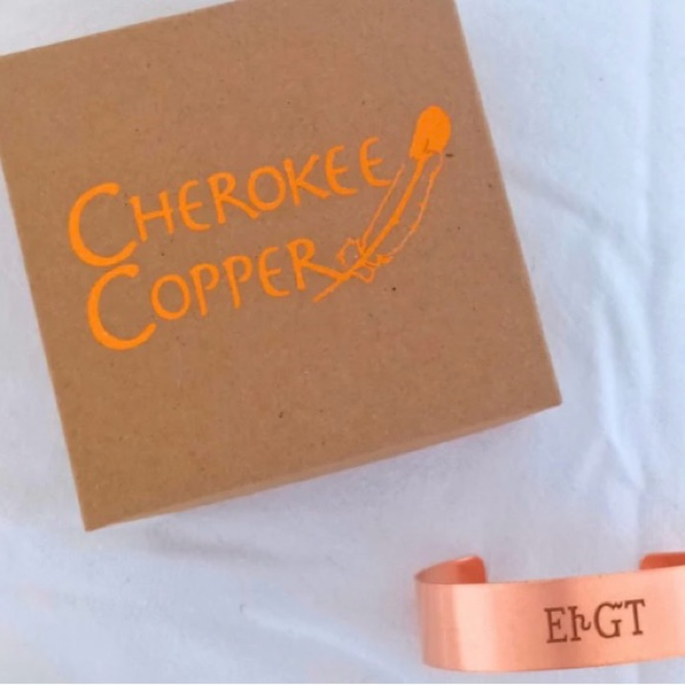 I Love You in Cherokee Cuff Bracelet